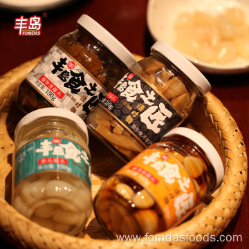 Japanese Style Canned Vegetables in Glass Jar